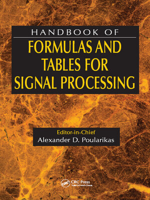 cover image of Handbook of Formulas and Tables for Signal Processing